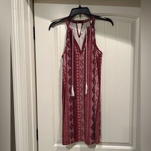 Pink Rose Boho Chic Dress Size Small